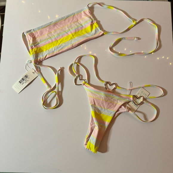 Frankie S Bikinis Swim Nwtfrankies Bikinis Summer Stripe Kailyn Bikini Poshmark